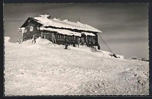 AK Wetterkoglerhaus, Berghütte des Österreichischen Gebirgsvereins auf dem Hochwechsel