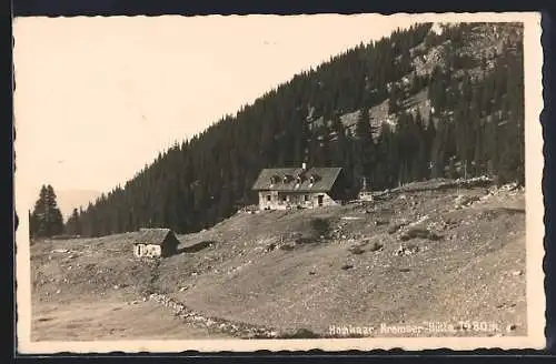 AK Kremser-Hütte, Berghütte am Hochkaar