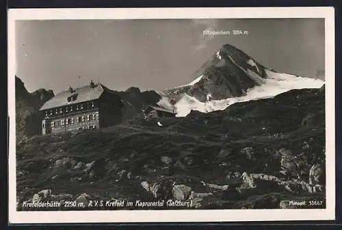 AK Krefelderhütte, Berghütte des A. V. S. Krefeld im Kaprunertal