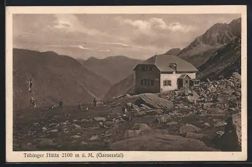 AK Tübinger Hütte, Berghütte im Garneratal