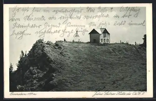 AK Julius Seitner-Hütte, Berghütte des Oe. G. V. am Eisenstein