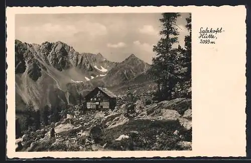 AK Salzkofel-Hütte, Berghütte mit Kreuzeck-Gruppe