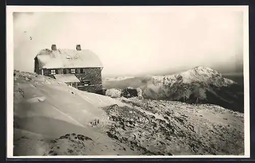 AK Schneealpenhaus, Berghütte Ö. G. V. am Schauerkogel