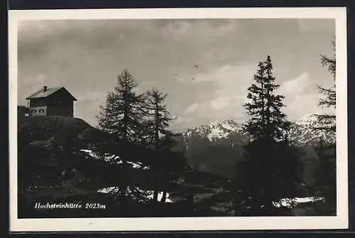 AK Hochsteinhütte, Ansicht im Bergpanorama