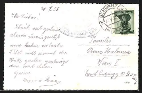 AK Waldfreunde-Hütte, Ansicht am Obersberg