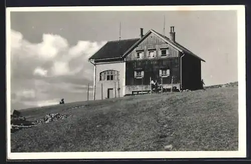 AK Reisalpen-Haus, Ansicht von der Bergwiese