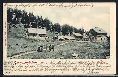 AK Schottwien, Friedrich Schüler-Alpenhaus am Sonnwendstein