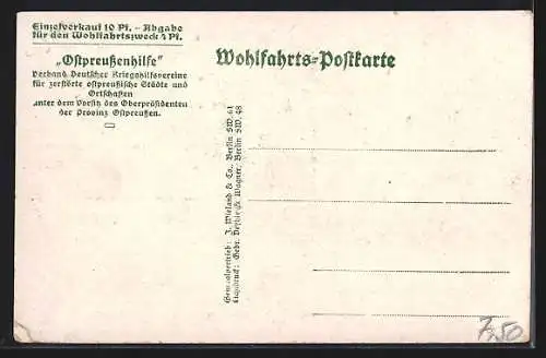 AK Borkowo, Hauptstrasse mit Pferdekarren und Soldaten