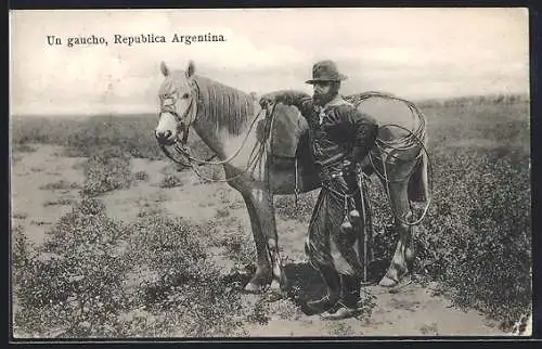 AK Un gaucho, Republica Argentina