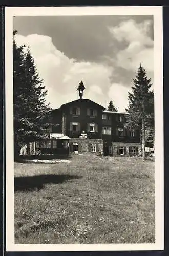 AK Mönichkirchen /N. Oe., Das Hallerhaus am Wechsel