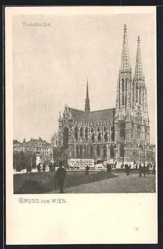 AK Wien, Blick auf die Votivkirche