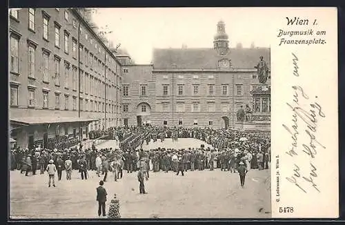 AK Wien, Burgmusik am Franzensplatz