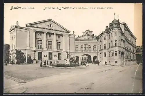 AK Baden bei Wien, Am Jubiläums-Stadttheater