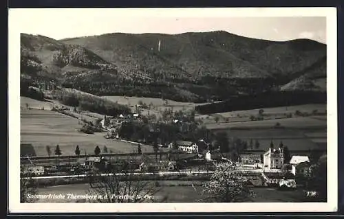 AK Thenneberg a. d. Triesting, Ortsansicht gegen den Berg