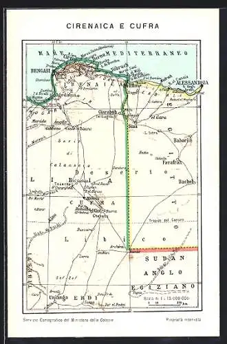 AK Libyen, Kartografie Libyen