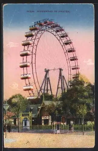 AK Riesenrad im Wiener Prater