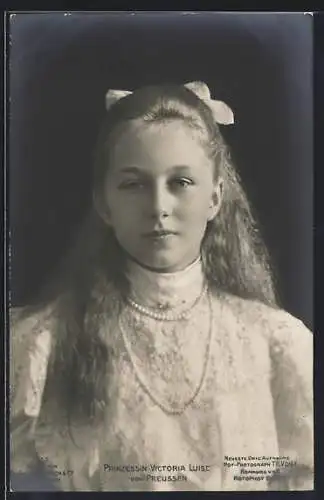 AK Portrait von Victoria Louise Herzogin von Braunschweig