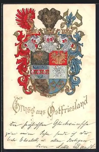 AK Wappen von Ostfriesland