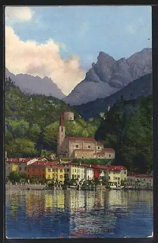 AK Photochromie NR 3284: Lago di Lugano, S. Mamette