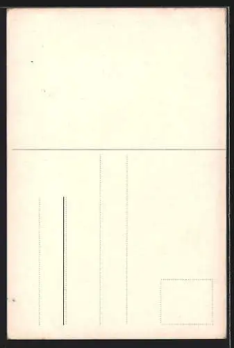 Lied-AK In Friehgahr, Lied in erzgebirgischer Mundart von M. v. Weinzierl, Birken u. Weiden am Wegesrand