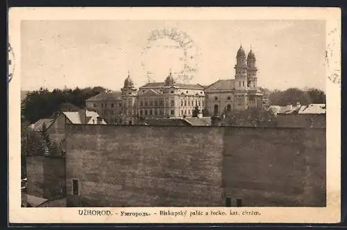 AK Uzhorod, Biskupský palác a recko. kat. chrám