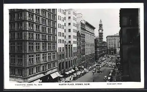 AK Sydney /N. S. W., Martin Place