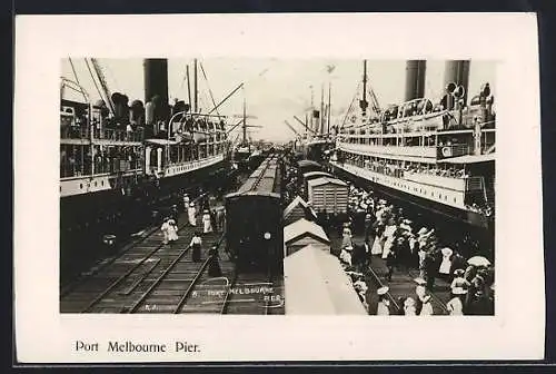 AK Port Melbourne, Pier and Steamships