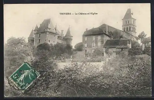 AK Thiviers, Le Château et l`Église