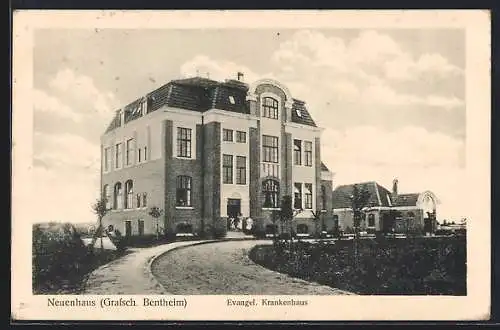 AK Neuenhaus /Grafsch. Bentheim, Evangel. Krankenhaus