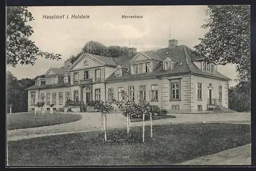 AK Haseldorf i. Holstein, Blick zum Herrenhaus