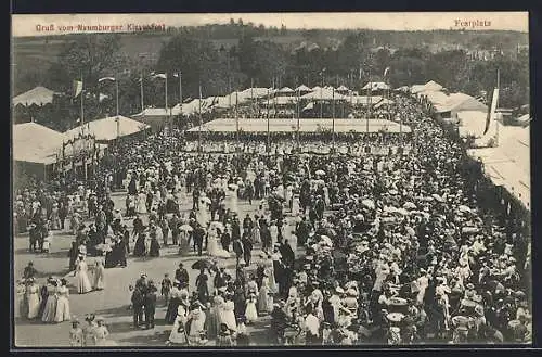 AK Naumburg /Saale, Festplatz beim Naumburger Kirschfest