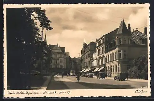 AK Kiel, Schlossgarten und Dänische Strasse