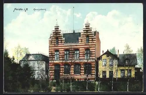 AK Heide i. H., Blick zur Reichsbank