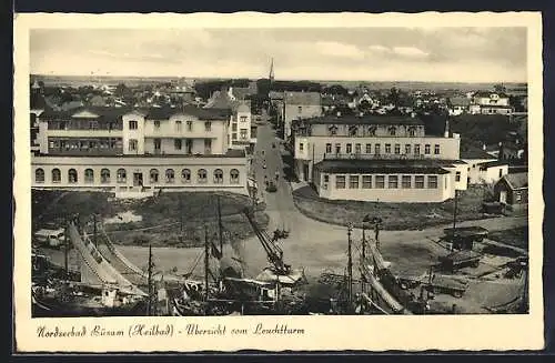 AK Büsum / Nordsee, Blick vom Leuchtturm