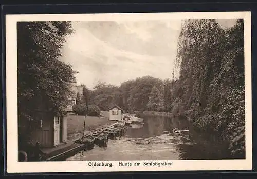 AK Oldenburg, Hunte am Schlossgarten