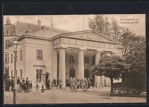 AK Oldenburg i. Gr., Blick zur Hauptwache