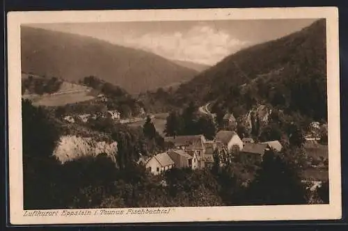 AK Eppstein im Taunus, Gesamtansicht von einen Berg aus