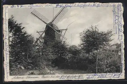 AK Hamburg-Altona-Ottensen, Partie bei der Rolandsmühle