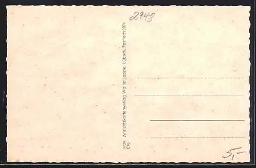 AK Heidmühle /Oldb., Ortspartie, Schwimmbad, Kirche, Geschäft Tabak-Zeitschriften v. M. Loers