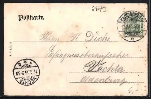 AK Wilhelmshaven, Denkmal für die Gefallenen des Kaiserl. II. See-Bat.
