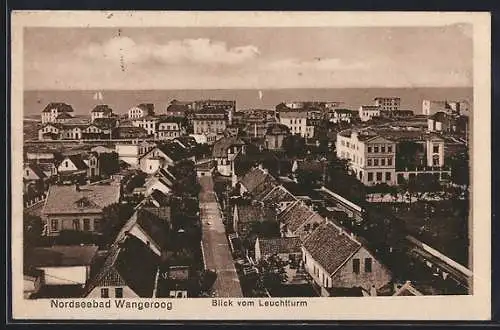 AK Wangerooge, Blick vom Leuchtturm