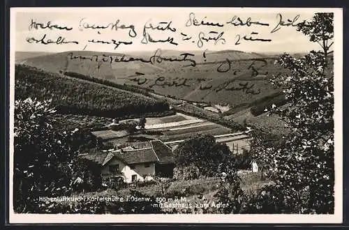 AK Kortelshütte i. Odenw., Blick auf Gasthaus zum Adler