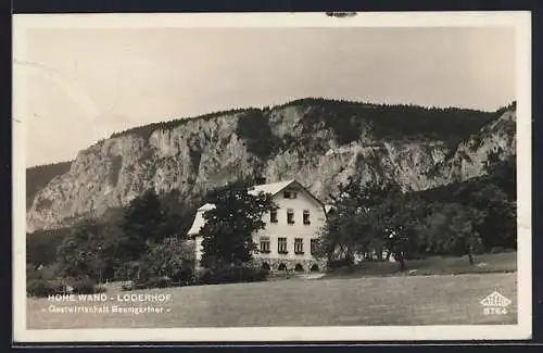 AK Hohe Wand, Gasthaus Baumgartner, Loderhof