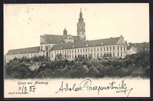 AK Altenburg, Blick auf das Stift