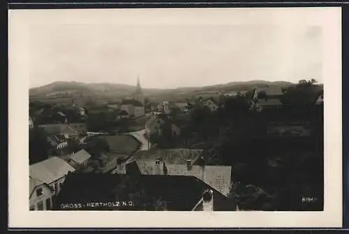 AK Gross-Pertholz /N. D., Ortsansicht aus der Vogelschau