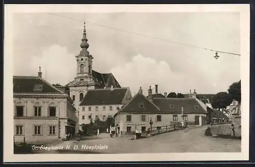 AK Gr.-Siegharts /N. D., Hauptplatz