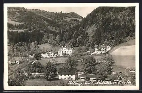 AK Neubruck bei Scheibbs, Teilansicht mit Allingerhaus