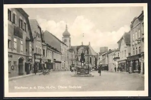 AK Waidhofen a. d. Ybbs,  Platz mit Kirche