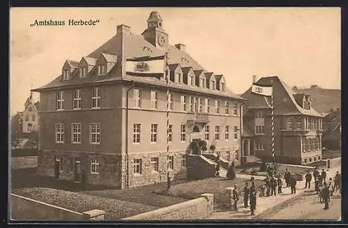 AK Herbede /Ruhr, Blick zum Amtshaus