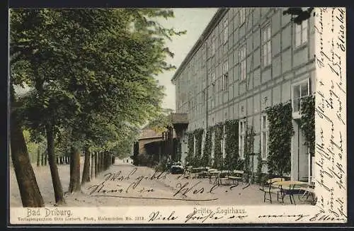 AK Bad Driburg, Hotel Drittes Logirhaus